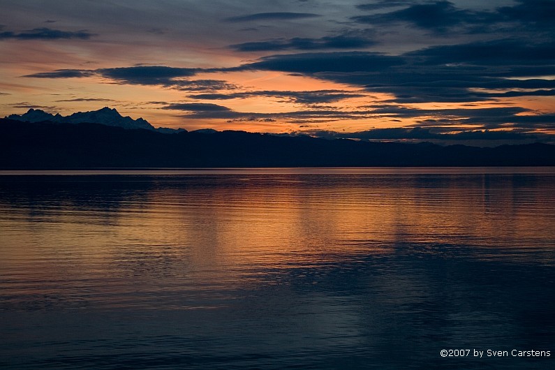 Sonnenuntergang am Bodensee 3 (Kressbronn)